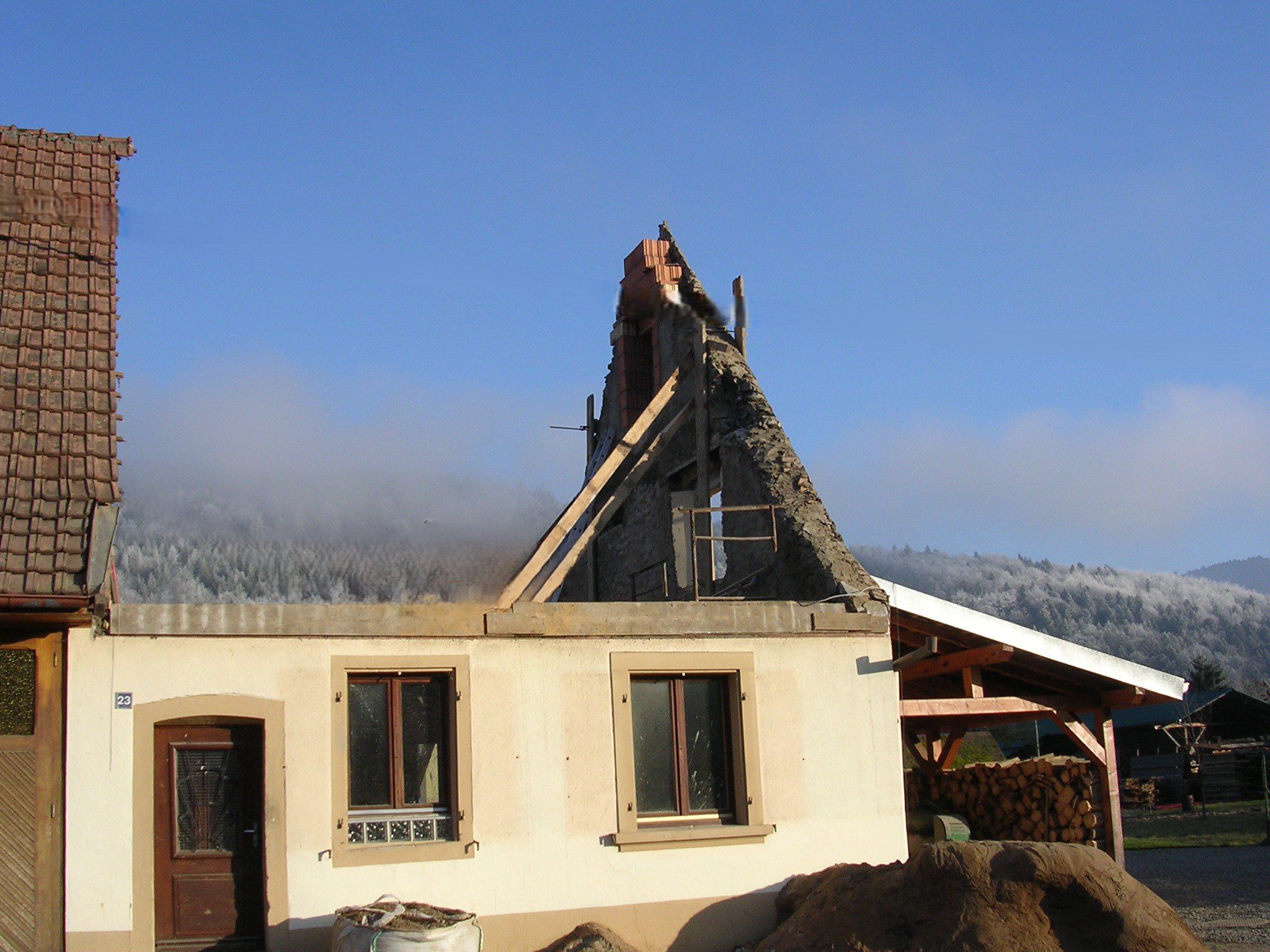 Après 4 mois de travaux pour "casser" ...