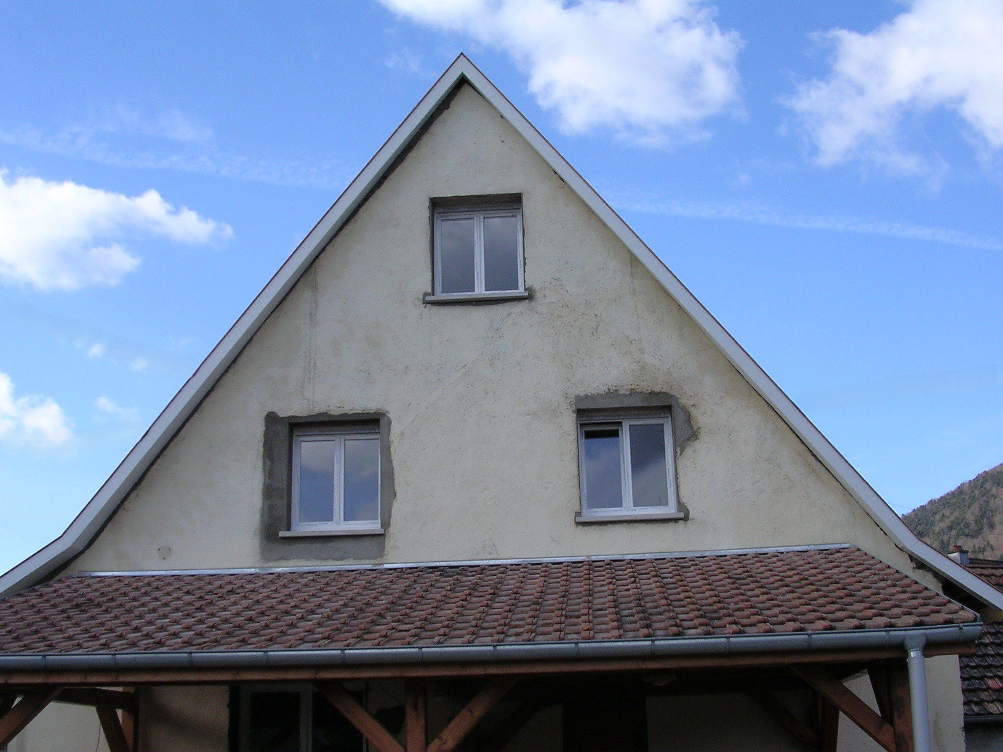 Vue avec fenêtres installées