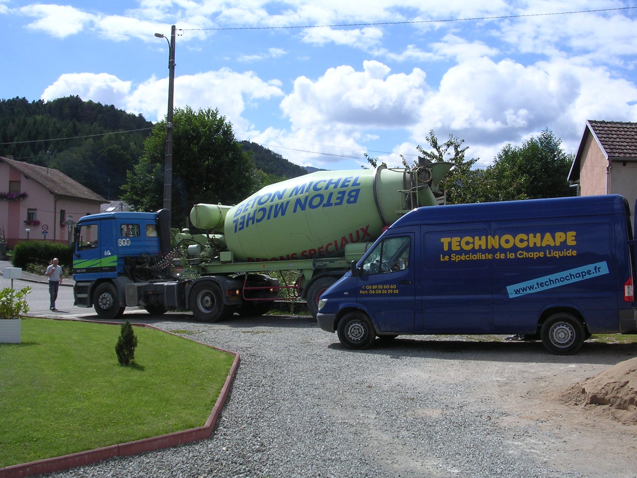 Préparation pour chape