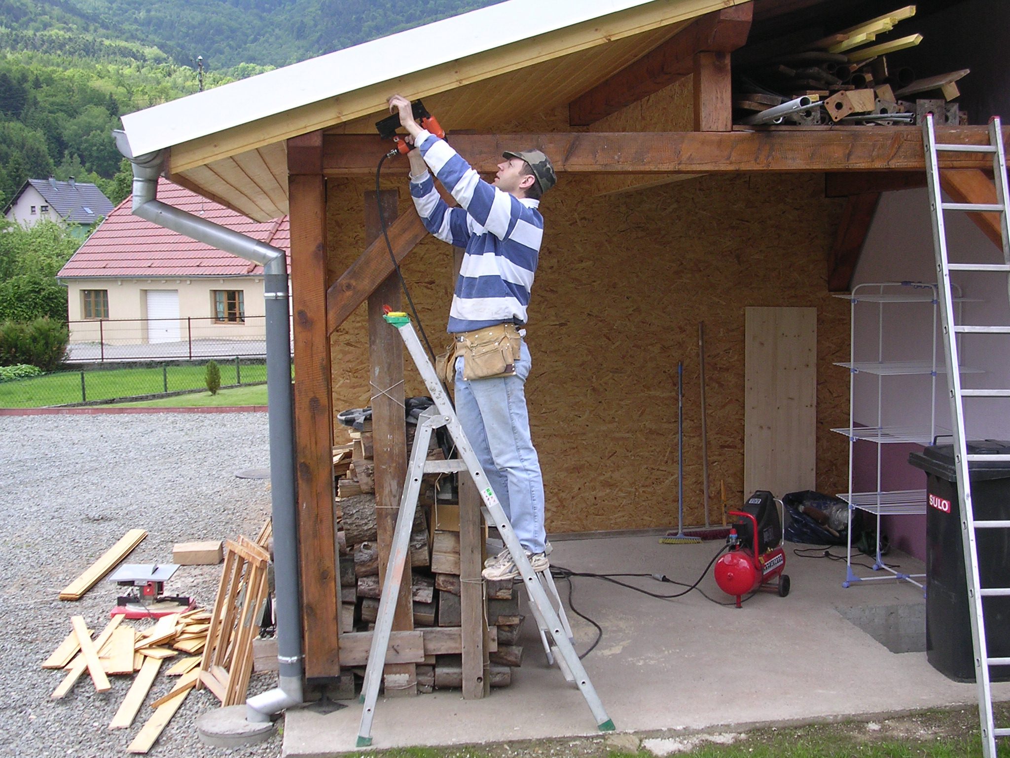 Pose lambris terrasse